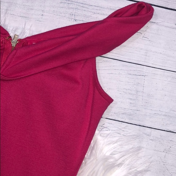 Revolve H:ours Merce Hot Pink Off Shoulder Dress - Picture 6 of 8